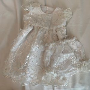 Baby Baptism or Church White dress